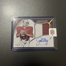 rookie auto patch football cards 1/1