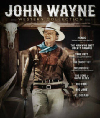 John Wayne Western Collection (DVD, 2017, Paramount) NEW FREE SHIPPING