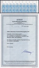 Alliierte Besetzung Mi.950L (10x) postfrisch gepr&uuml;ft Attest BPP "Abart Leerfeld"