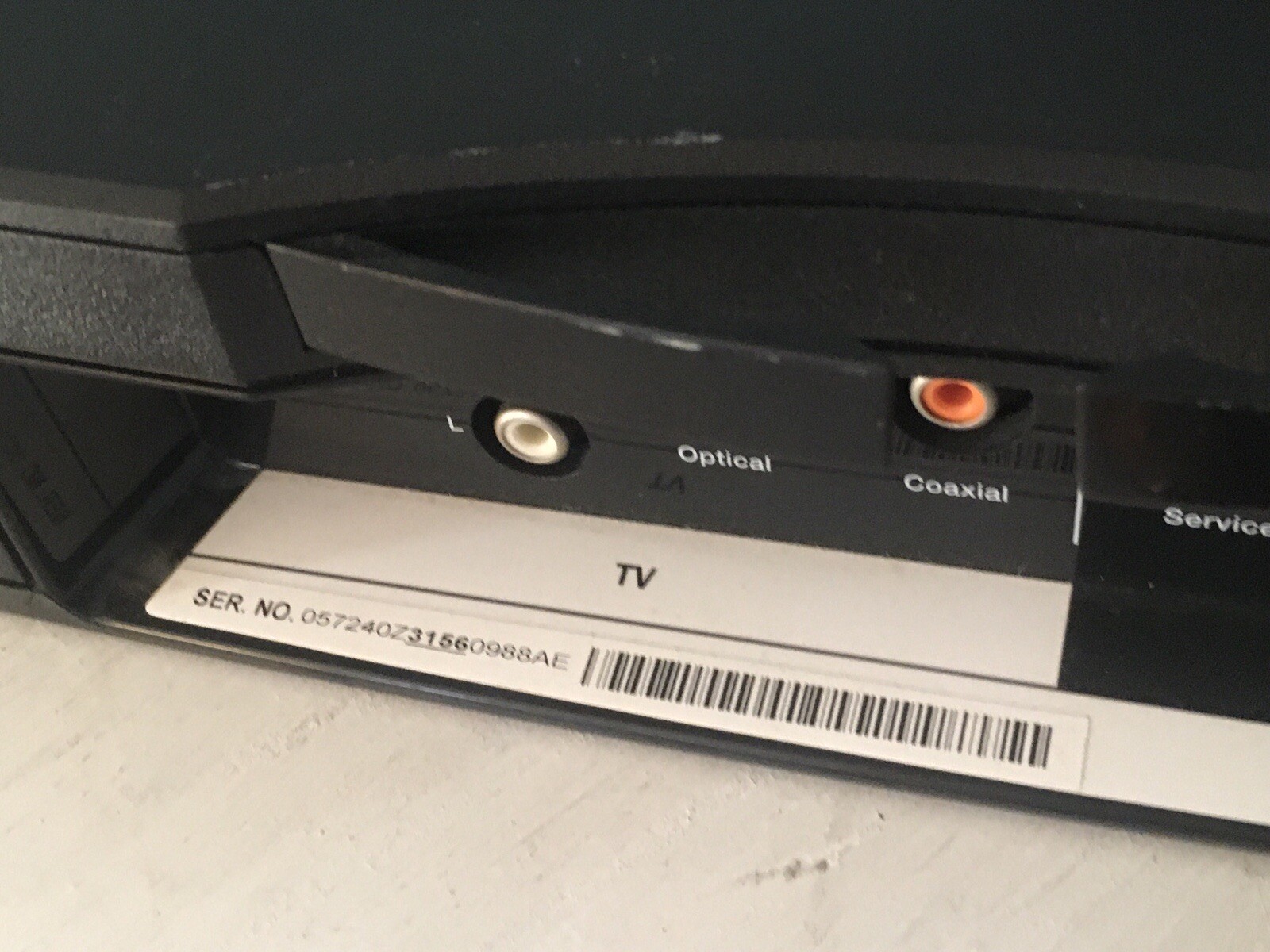 BOSE SOLO TV SOUND SYSTEM Model # 410376 BLACK With REMOTE