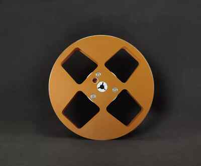1 PCS Standard Aluminium Orange 7'' Empty Take Up Reels For R2R Tape Recorders