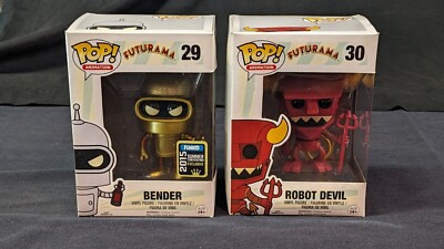 Funko Pop! Futurama Set of Six: Zapp,Devil, Nibbler, Zoidberg