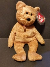 2000 Ty Beanie Babies Cashew Teddy Bear W/Tags