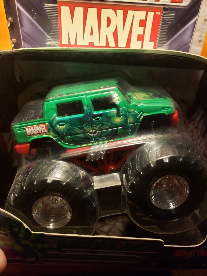 Lot Of 4. 2002 Marvel Maisto Hulk Ducati 900 Monster Truck H2 Hummer Monster Jam - Image 4 of 4