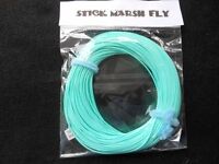 Stick Marsh Fly Line Wf-4-f With Exposed Loop On Leader End --sky Blue Stick Marsh Fly Line Wf-4-f With Exposed Loop On Leader End --sky Blue