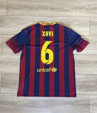 Maillot Domicile FC Barcelona 2011/2012 - Numéro 6 Xavi - Taille XL Nike
