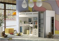 Children Bunk Bed Mid Sleeper Computer Desk Side Wardrobe Book Shelf 3 Drawers Children Bunk Bed Mid Sleeper Computer Desk Side Wardrobe Book Shelf 3 Drawers