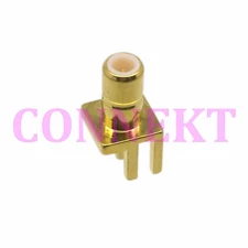 1pce SMB male plug solder cup PCB deck clip edge mount RF connector