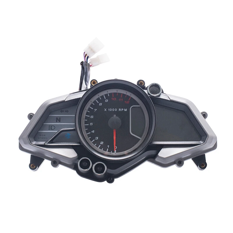 Motorcycle DC12V LCD Digital Odometer Speedometer Tachometer Gauge Meter - Image 3 of 4