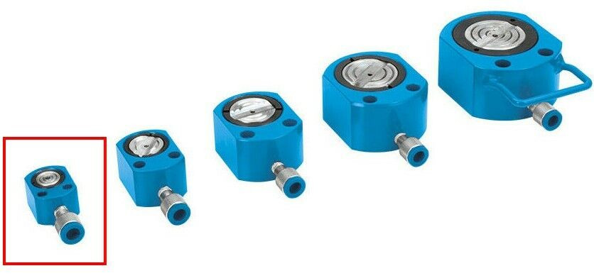 Fervi 0256/05 Cric Idraulico Ribassato 5 Ton Piatto Sollevatore Auto Officina Ce - Immagine 1