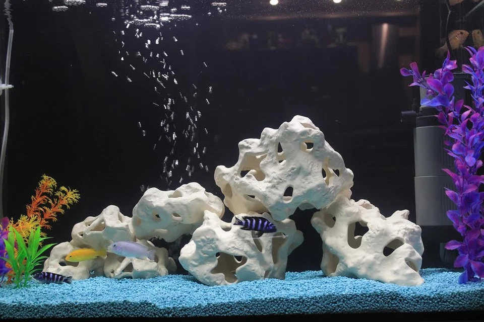 Aquarium-Deko 3 LOCHGESTEINE Felsen Höhle ---------------SONDERANGEBOT---------- - Bild 4 von 4