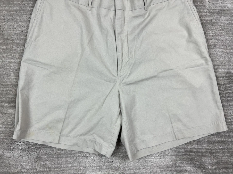 Pantalones Cortos Towncraft Para Hombre 42 Beige Caqui Chino Algodón Poliéster Foto 3 de 4