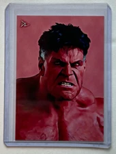 Red Hulk Limited Edition Limited Artist Signed "Thaddeus Ross" Trading Card 2/10