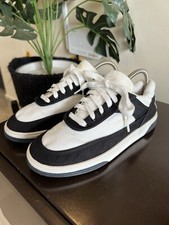 CHANEL Fabric Womens Logo Sneakers EU 37  US 6.5 White