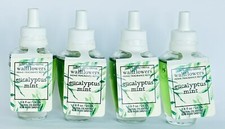 4 EUCALYPTUS MINT Wallflower Refill Bulbs Bath Body Works