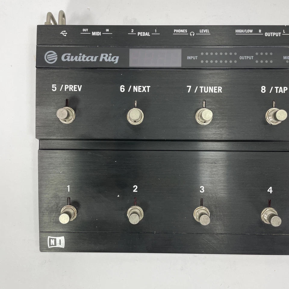 Native Instruments Rig Kontrol 3 USB Guitar Rig Foot Controller Black | TESTED - Image 2 of 4