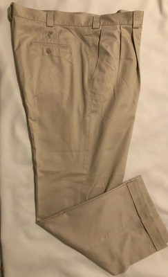 cuffed golf trousers