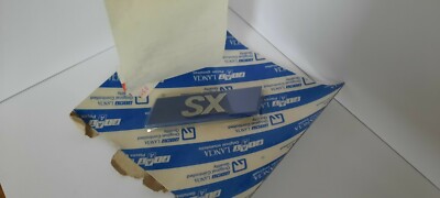 SX Geschriebenes Kennzeichen Kunststoff Original Fiat Uno Written Plate