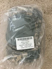 NIB BIJAN'S SMALL US ARMY MILITARY COMBAT TACTICAL HARD CAP KNEE PADS ACU