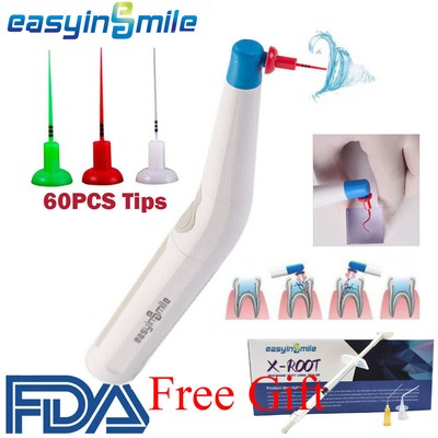 Endo Sonic Activator Dental Handpiece Root Canal Irrigator+60PC Endodontic Files