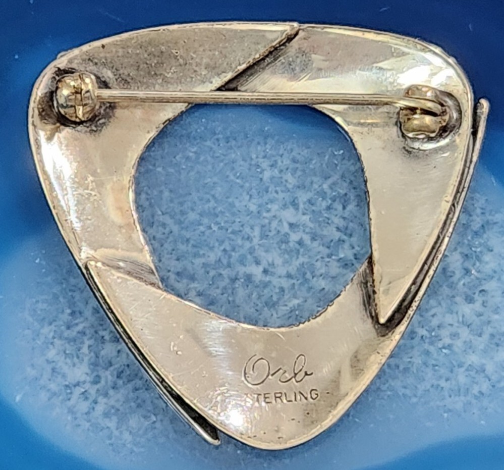 ORB - Sterling Silver - Rounded Corners Triangle … - image 5