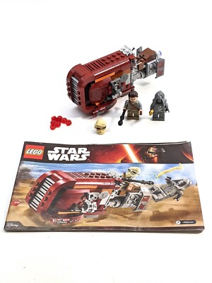 LEGO Star Wars 75099 Rey's Speeder - 100% Complete with Minifigs