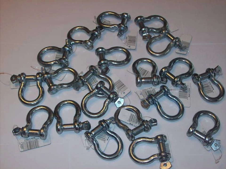 CALHAWK 20 BOW SHACKLE CLEVIS SCREW PINS ANCHOR 3/8" CZCBS6