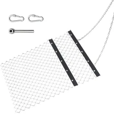 6x5/4x3FT Drag Harrow ATV Chain UTV Grader Tractor Attachment Farm & Garden Lawn