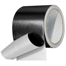 Waterproof Repair Tape for Fabric, Awning, RV Roof, 3 inch x 25FT Black