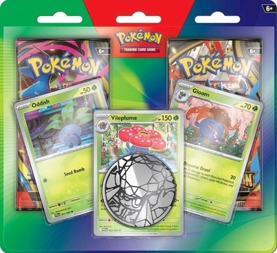 Pokemon TCG Enhanced 2-Pack Blister Oddish Vileplume Gloom Promo Factory  Sealed | eBay
