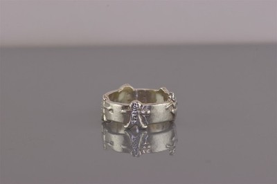 Sterling Silber Zauberer von Oz Maß Bandring 925 Gr: 6