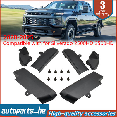 6x Mud Flap Delete for Chevy Silverado 2500 HD 3500 HD 2020-2025 Front & Rear