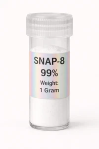 SNAP-8 (Acetyl Octapeptide-3) Powder – Cosmetic Grade – High Purity – DIY Serum