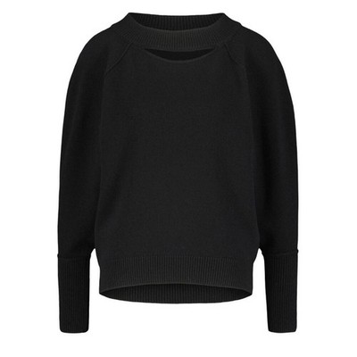 Dorothee Schumacher Wool/Cashmere Damen Pullover FUTURE CLUB Black Sz 1/XS