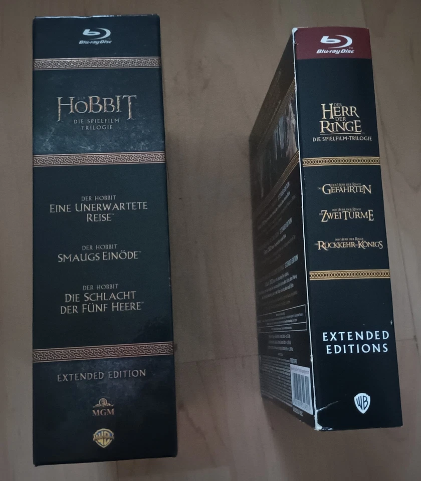 Der Hobbit & Herr der Ringe Trilogie Extended Edition Blu ray Box Set - Bild 4 von 4