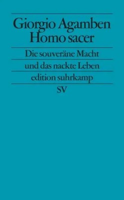 Homo sacer | Die souveräne Macht und das nackte Leben | Giorgio Agamben | Buch