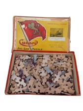 Vintage Cunard Berengaria Puzzle 150 Teile 16x12 Originalverpackt Gebraucht