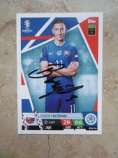 Robert Bozenik autograph signed trading card TC Topps Euro 2024 "Slovakia"