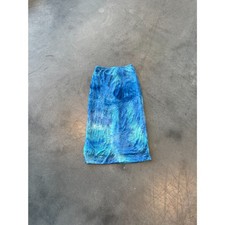 Ocean blue midi skirt