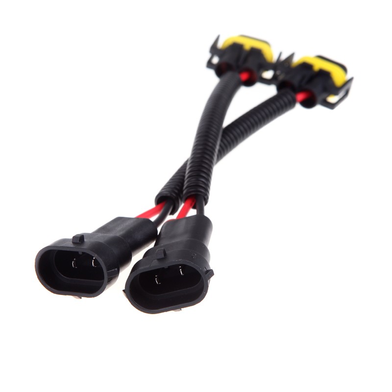 2pcs Durable H8 H9 H11 Wiring Harness Socket Wire Connector For HID LED