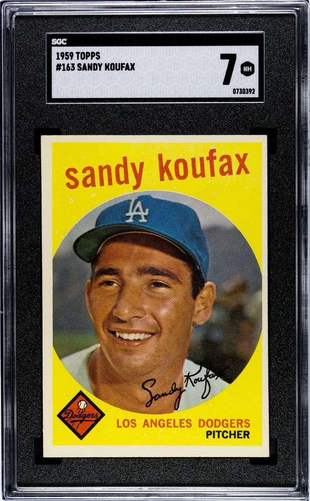 1959 Topps - Sandy Koufax #163 SGC 7