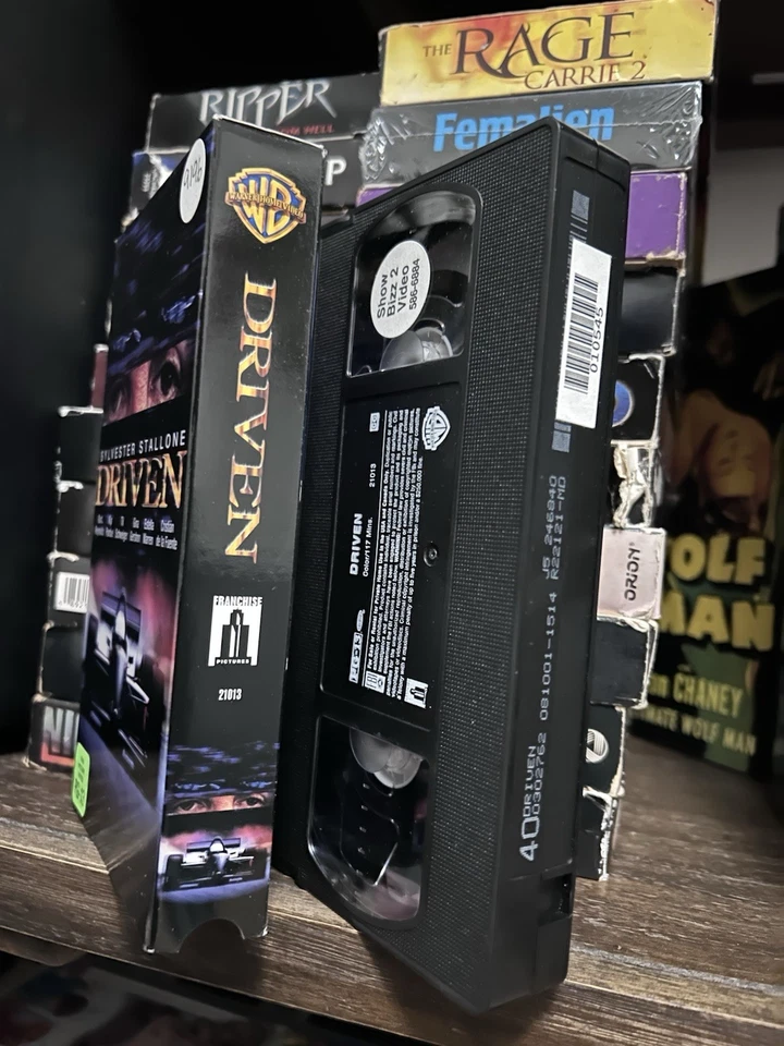 Driven VHS Tape (2001) Late Release Suspense Film In Plastic Protector HTF OOP - Image 4 of 4