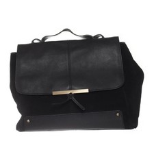 Kiomi, Rucksack, Unisex (Erwachsene), Leder/Wildleder, Schwarz, 36, 11 #lHp