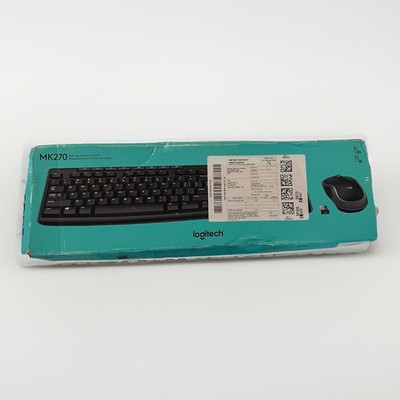 Logitech MK270 Wireless Keyboard Black Plug Included No Mouse Included