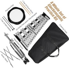 Sonart 30 Notes Percussion Glockenspiel Bell Kit w/ Mallets Sticks Stand Gift