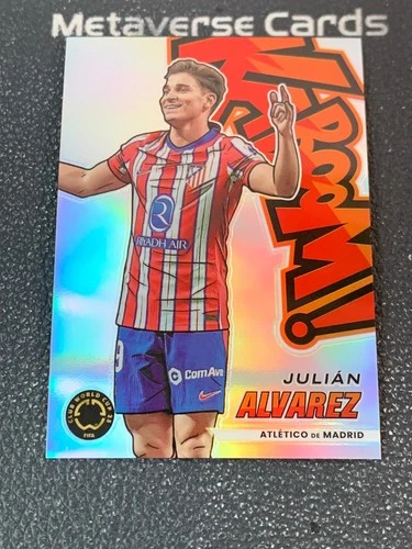 2025 Panini Prizm Club World Cup Kaboom! Silver #2 Julian Alvarez RARE SP C