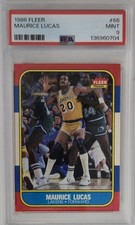 1986 FLEER Premier Maurice Lucas #66 PSA MINT 9