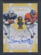 2024 Panini Flawless Tony Dorsett #CP-TDT Career Progressions Autograph Gold /25