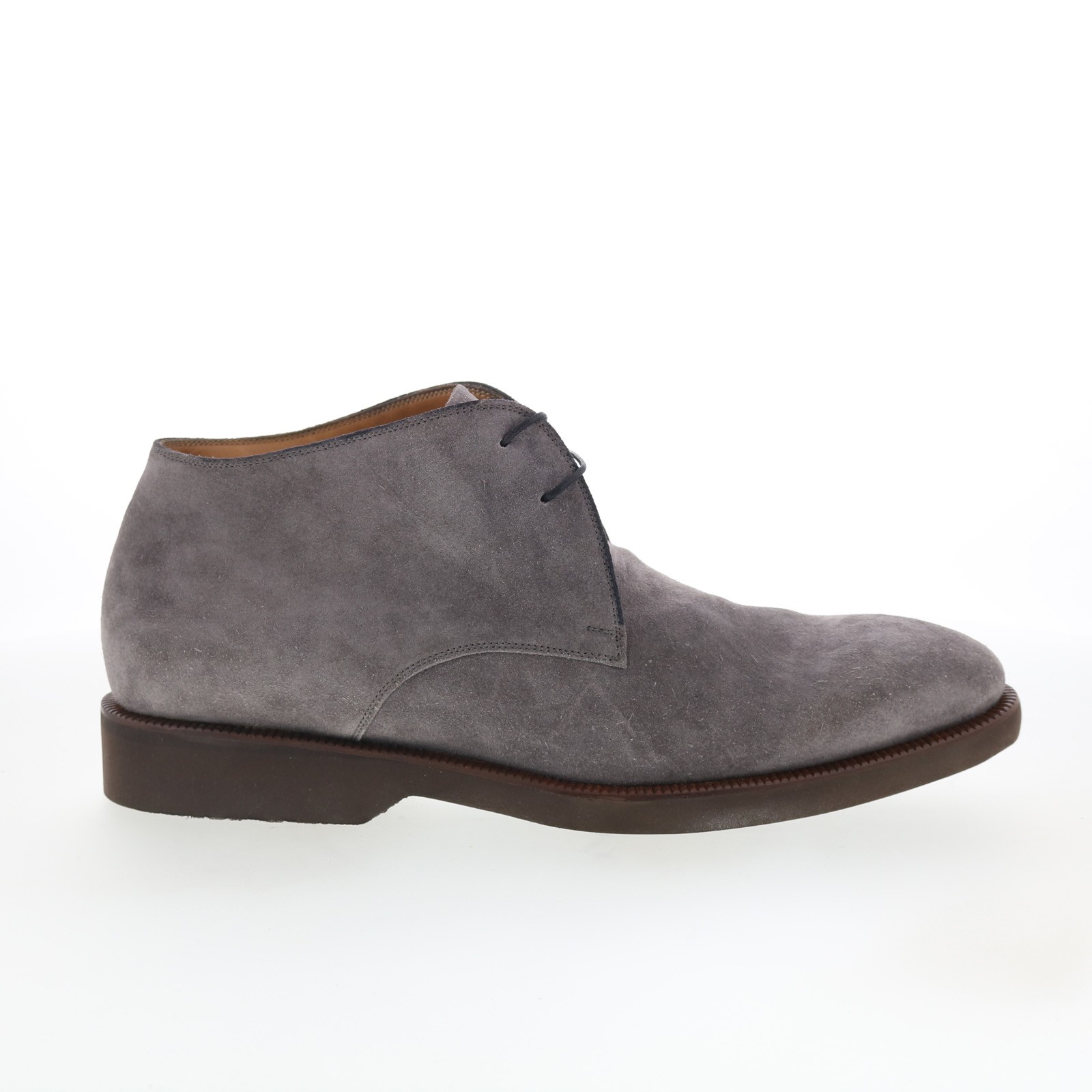 Pastori by Di Bianco Didius Mens Gray Suede Lace Up Chukkas Boots 8.5