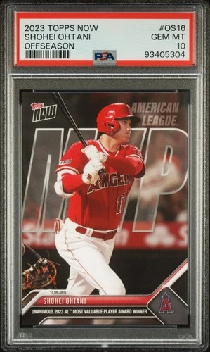 SHOHEI OHTANI 2023 Topps Now #OS-16 2023 MVP LA ANGELS PSA 10 💎 💎 💎